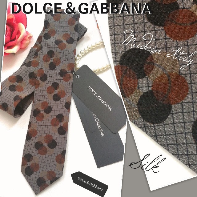 DOLCE&GABBANA(ドルチェアンドガッバーナ)の70%オフ♦完全新品 定2.6万◼ドルチェ&ガッバーナ ネクタイ✡パリコレタグ  メンズのファッション小物(ネクタイ)の商品写真