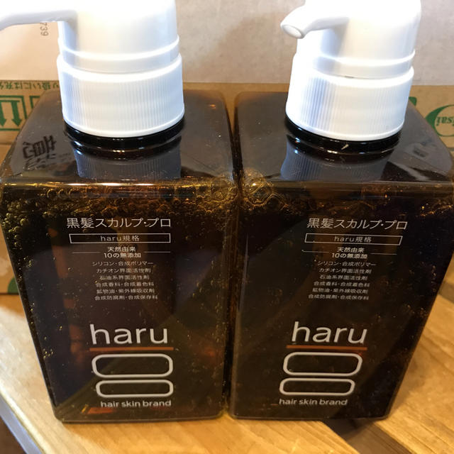 haru 黒髪スカルプ・プロ 400ml x2本