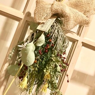 ♪ローズヒップのブーケ♪ ドライフラワー 花束 スワッグ クリスマス リース(ドライフラワー)