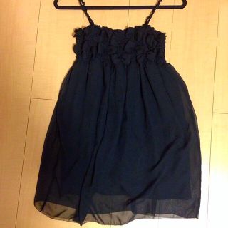 ジルスチュアート(JILLSTUART)のJILL STUARTリボントップス(ミニワンピース)