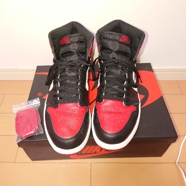 美AIR JORDAN 1 RETRO HIGH OG BRED TOE 1