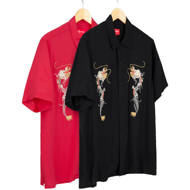 Supreme dragon rayon shirt