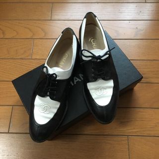 CHANEL レースアップシューズ　ローファー　フラットシューズ⭐︎シャネル