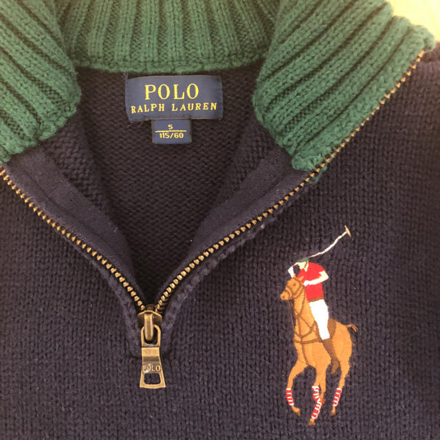 POLO RALPH LAUREN(ポロラルフローレン)のPOLO ラルフ KIDS 115cm コットンニット キッズ/ベビー/マタニティのキッズ服男の子用(90cm~)(ニット)の商品写真