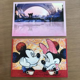 ディズニー(Disney)のミッキー＆ミニー 非売品ポストカード(写真/ポストカード)