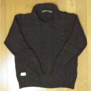 ダブルタップス(W)taps)のWTAPS 07AW COWICHAN カウチンニット 黒 M(ニット/セーター)