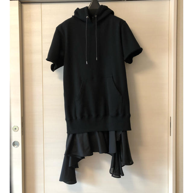 sacai パーカーワンピース