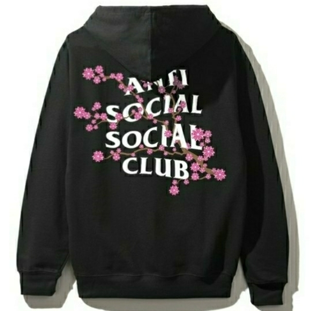 anti social social club cherry パーカー（L）