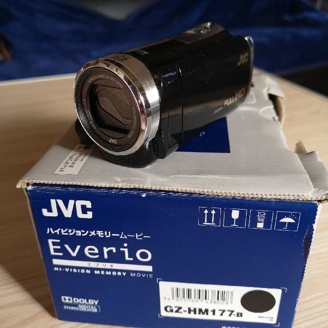 Victor(ビクター)のJVCビデオカメラ　Everio GZ-HM177-B スマホ/家電/カメラのカメラ(ビデオカメラ)の商品写真