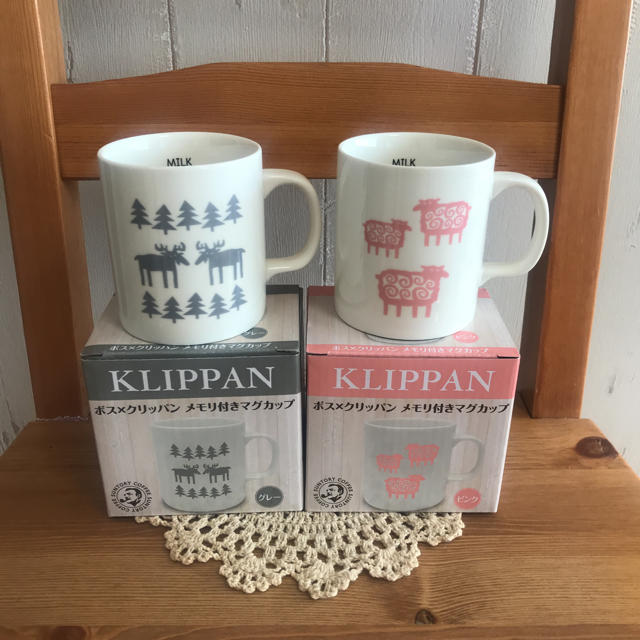 KLIPPAN(クリッパン)のクリッパン・マグカップ・２個セット インテリア/住まい/日用品のキッチン/食器(グラス/カップ)の商品写真