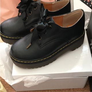 ダブルクローゼット(w closet)の新品 wcloset 厚底レースアップシューズ choco ダブルクローゼット(ローファー/革靴)