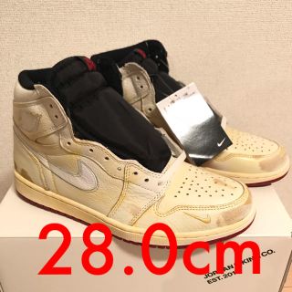 ナイキ(NIKE)の28.0 jordan 1 og nrg エアジョーダンワン snkrs購入(スニーカー)