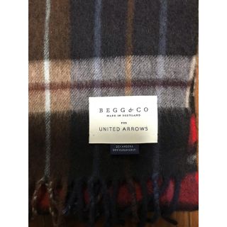 ユナイテッドアローズ(UNITED ARROWS)のUNITED ARROWS 別注  BEGG&CO ウール アンゴラ マフラー(マフラー/ショール)