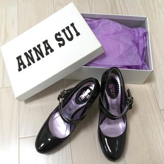 アナスイ(ANNA SUI)の[美品] ANNA SUI 猫足 パンプス 箱付き 24.5(ハイヒール/パンプス)