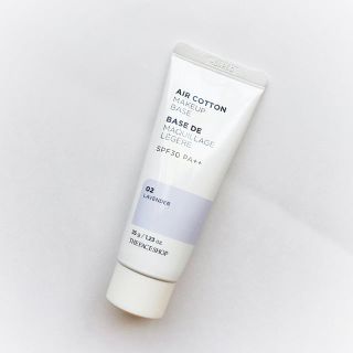 ザフェイスショップ(THE FACE SHOP)の新品 The Face Shop エアコットンメイクアップベース 02ラベンダー(コントロールカラー)