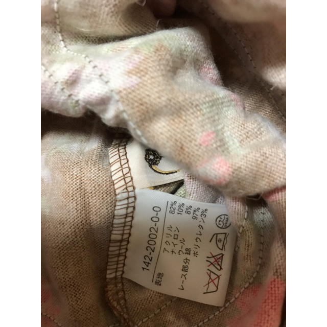 LIZ LISA(リズリサ)の新品タグなし リズリサ  花柄薄手ニット レディースのトップス(ニット/セーター)の商品写真