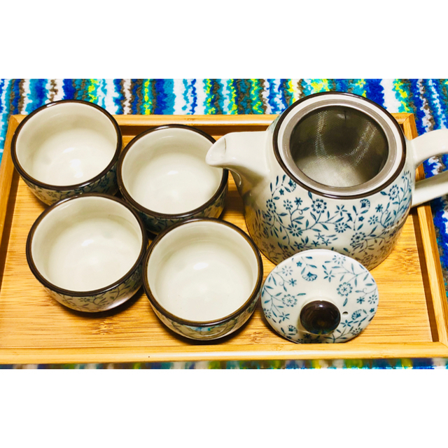 中国茶器5点セット 青花の通販 by みやび's shop｜ラクマ