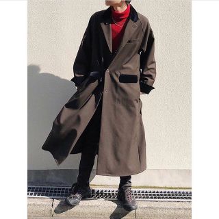 サンシー(SUNSEA)のSUNSEA Polyys Wool Coat Ash Brown 3番(チェスターコート)