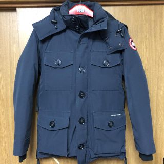 カナダグース(CANADA GOOSE)のカナダグース 別注ダウンジャケットラングレー XS ネイビー(ダウンジャケット)