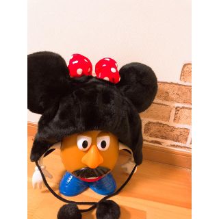 ディズニー(Disney)のディズニー ファンキャップ ミニー 帽子(キャラクターグッズ)