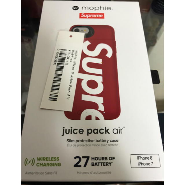 Supreme mophie iPhone8 JuicePackAir 新品-