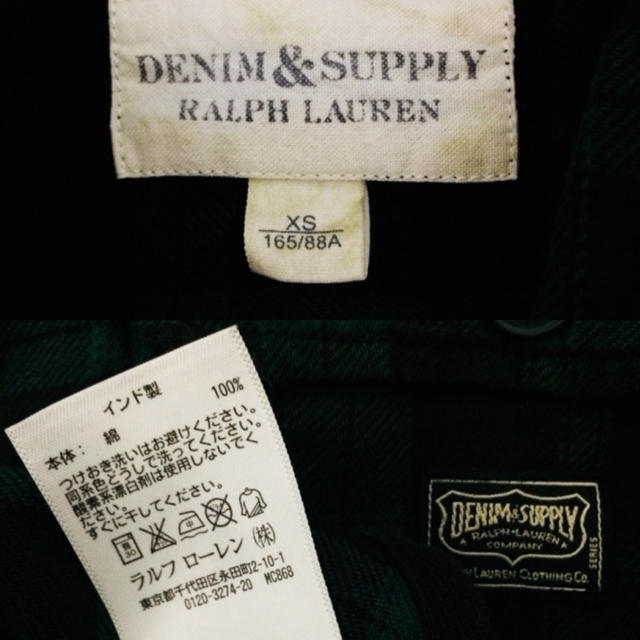 Denim & Supply Ralph Lauren(デニムアンドサプライラルフローレン)のDENIM&SUPPLY デニム&サプライ ユニオンジャック柄 ネルシャツ XS メンズのトップス(シャツ)の商品写真