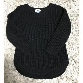 オールドネイビー(Old Navy)のキッズ ニット黒110サイズ(ニット)