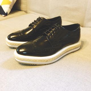 新品本物 プラダ PRADA エスパドリーユ シューズ 靴 41 メンズ