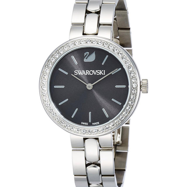 海外並行輸入正規品 SWAROVSKI レディース グレー デイタイム ...