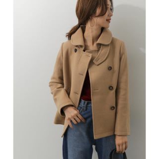 アーバンリサーチドアーズ(URBAN RESEARCH DOORS)のドアーズ 今期 ショールカラー ショート ピーコート  Pコート ウール AW(ピーコート)