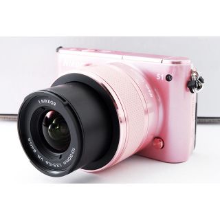 ニコン(Nikon)の★レアなピンク♪WiFi対応★ニコン S1 手振れ補正レンズキット(ミラーレス一眼)