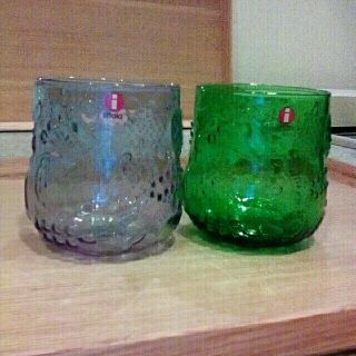 イッタラ(iittala)のフルッタ　タンブラー　アメジスト&グリーン(タンブラー)