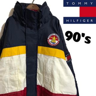 トミーヒルフィガー(TOMMY HILFIGER)の希少 90s Tommy Hilfiger セーリングギア(ナイロンジャケット)