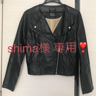 ミスティウーマン(mysty woman)のshimaさま専用❣️misty woman♡ノーカラー ライダース ジャケット(ライダースジャケット)