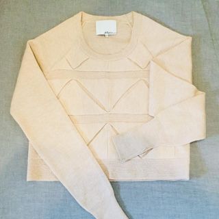 スリーワンフィリップリム(3.1 Phillip Lim)のPhillip lim ニット ベージュ xs(ニット/セーター)