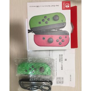 ニンテンドウ(任天堂)の【保証付】JOYCON(L) グリーン 左(家庭用ゲームソフト)