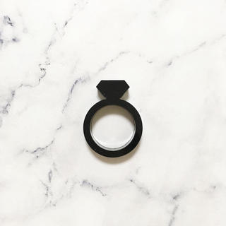 ビームス(BEAMS)のBEAMS ＊ black acryl ring(リング(指輪))