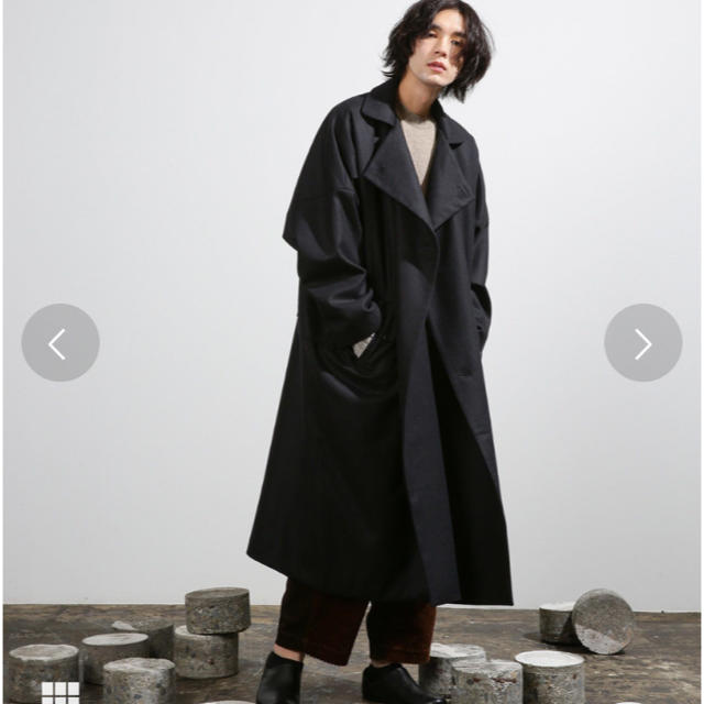 Dulcamara(ドゥルカマラ)のドゥルカマラ 18AW フラノダブルロングコート メンズのジャケット/アウター(その他)の商品写真