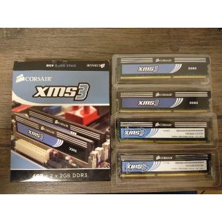 デスクトップ用メモリDDR3-1333 2G*4枚(PCパーツ)