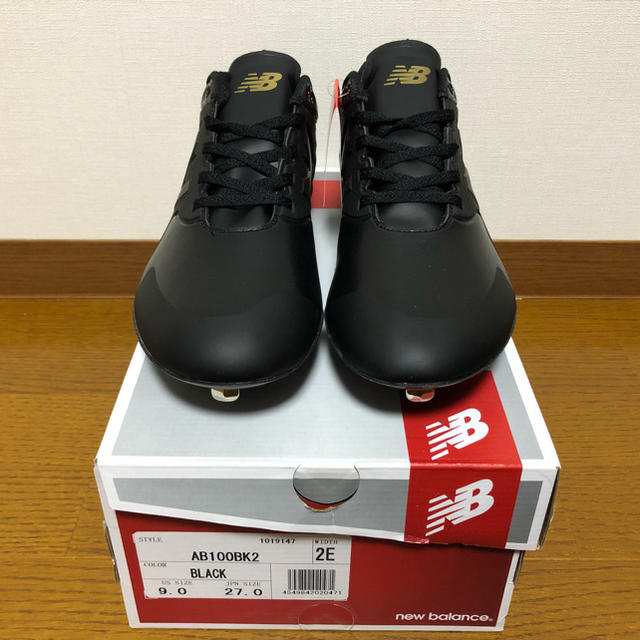 New Balance(ニューバランス)の【新品】ニューバランス 野球スパイク AB100 27.0cm スポーツ/アウトドアの野球(シューズ)の商品写真