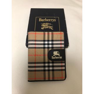 バーバリー(BURBERRY)のむらぴー様 専用【BURBERRY 手帳ケース 】美品☆ノート付き(手帳)