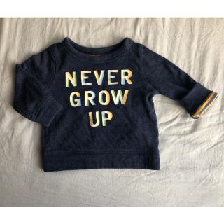 ギャップキッズ(GAP Kids)のギャップ キッズ トレーナー 紺色 ロゴトレーナー スウェット 長袖(Tシャツ/カットソー)