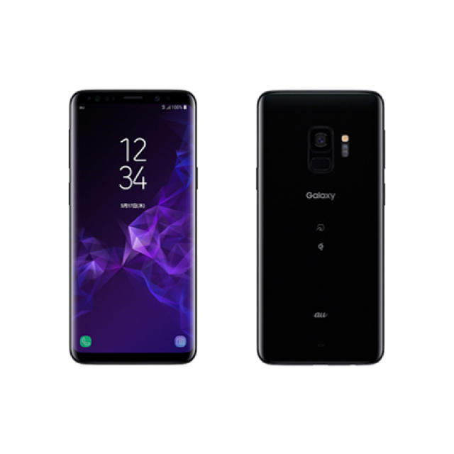 SAMSUNG(サムスン)のGalaxy S9 SCV38 ブラック スマホ/家電/カメラのスマートフォン/携帯電話(スマートフォン本体)の商品写真