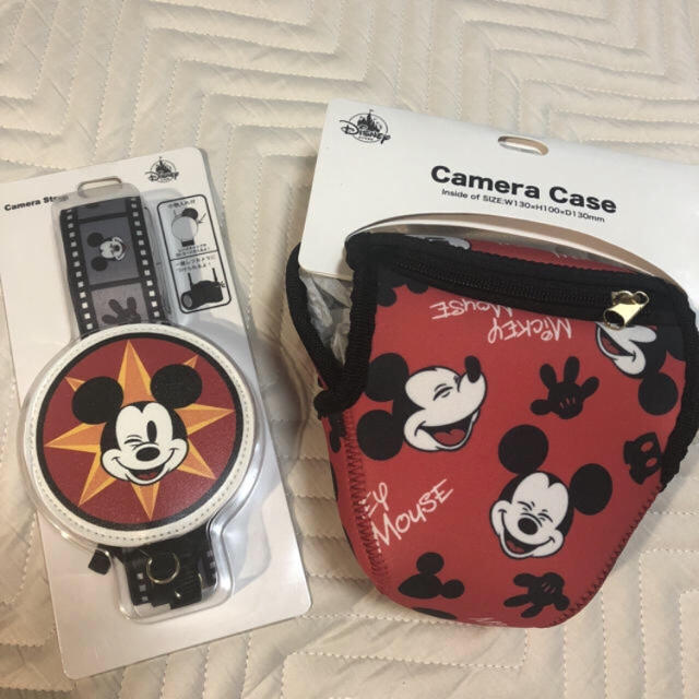 Disney(ディズニー)のカメラストラップ カメラケース ディズニー ミッキー スマホ/家電/カメラのカメラ(その他)の商品写真