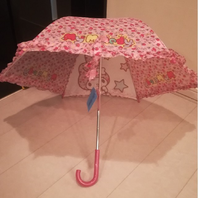 サンリオ(サンリオ)のマイメロディ 40cm　フリル傘 キッズ/ベビー/マタニティのこども用ファッション小物(傘)の商品写真