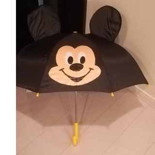 ディズニー(Disney)のミッキーマウス　耳付き傘　47cm(傘)