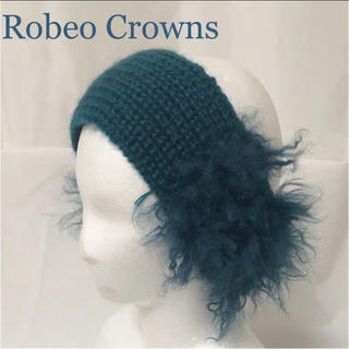 ロデオクラウンズ(RODEO CROWNS)のRobeo Crowns 羊毛イヤーマフラー付きヘアバンド(イヤーマフ)