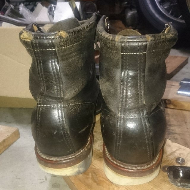 CHIPPEWA(チペワ)のチペワ 黒タグ ワークブーツ 中古 7E メンズの靴/シューズ(ブーツ)の商品写真