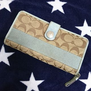 コーチ(COACH)の■ともっち様 専用■コーチ カード入れ沢山 長財布 デニム調(長財布)