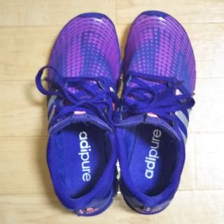 アディダス(adidas)のアディダスadipureランニングシューズ 23.5(シューズ)